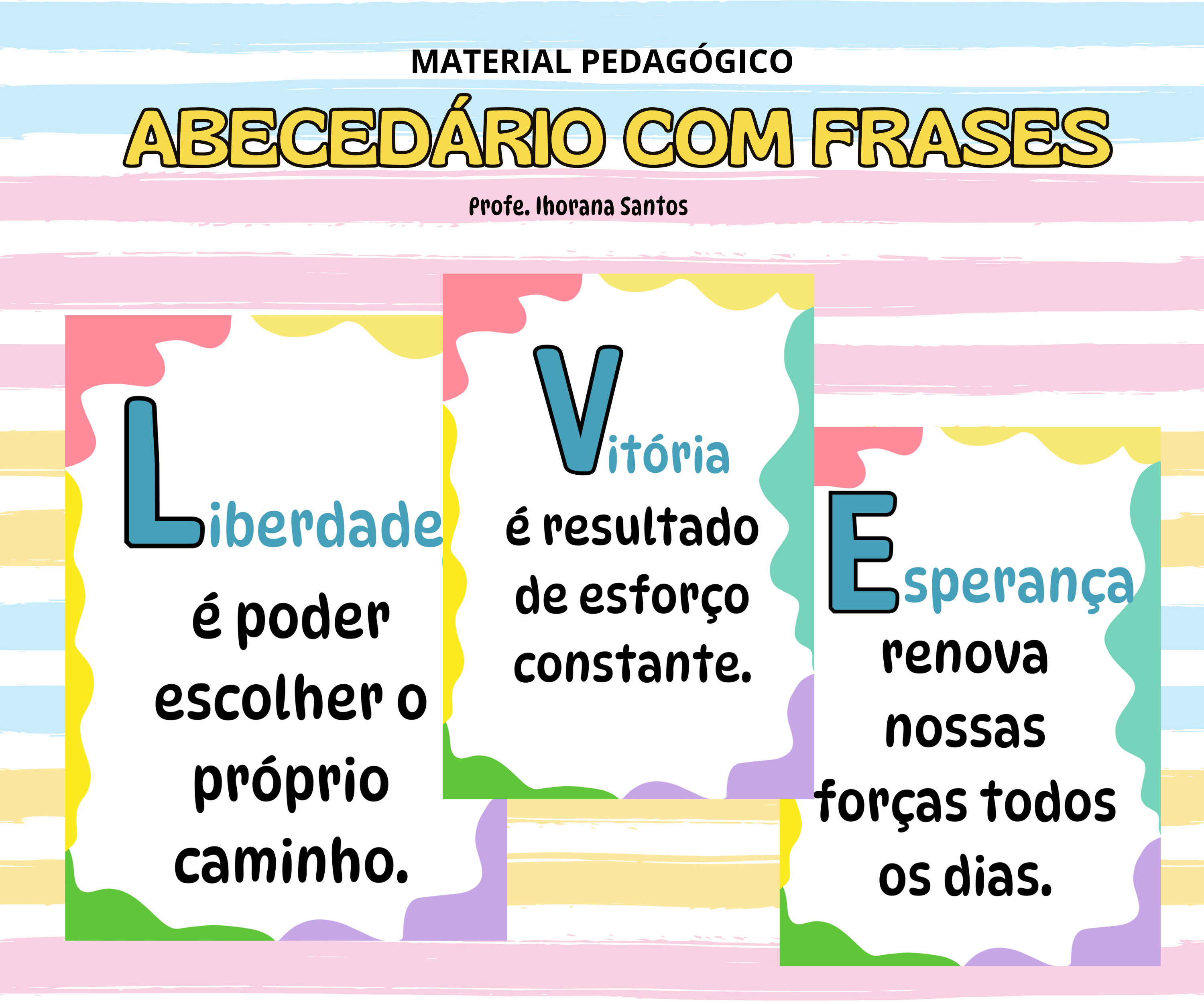 ABECEDÁRIO COM FRASES